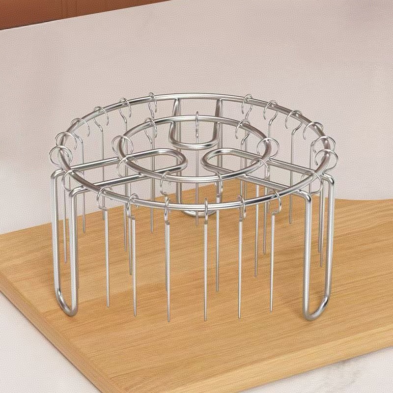 🔥 Air Fryer Skewer Rack | 360° Even Cooking, Crispy & Juicy! 🍢