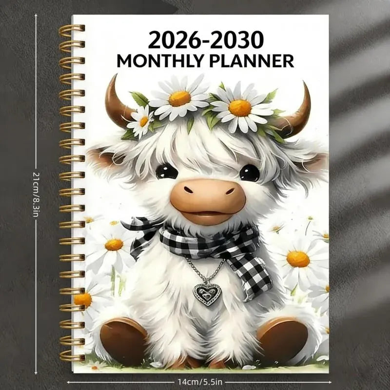 Highland Cattle Theme Project Book
