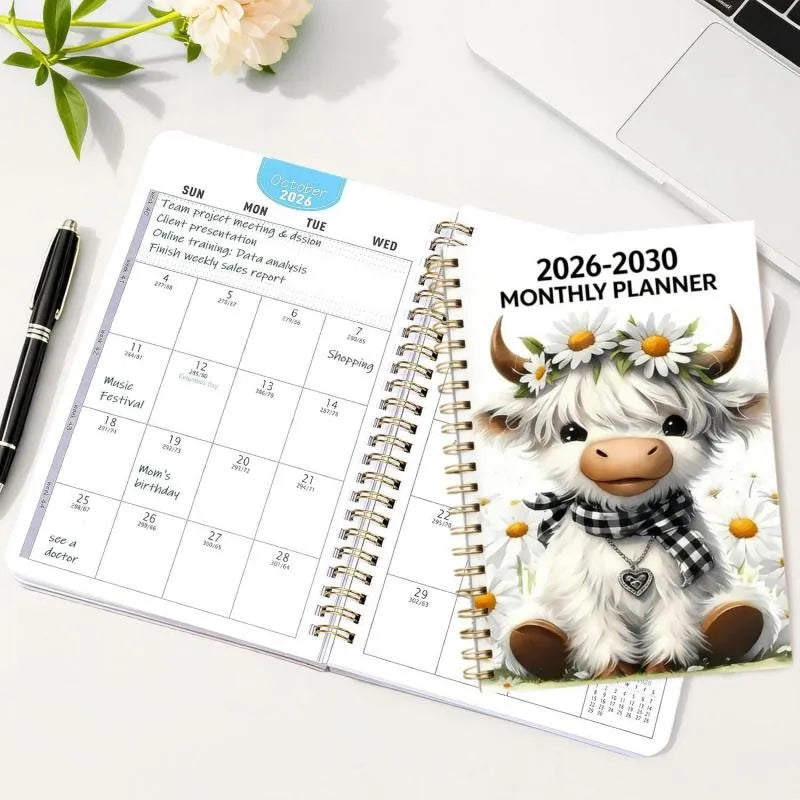 Highland Cattle Theme Project Book