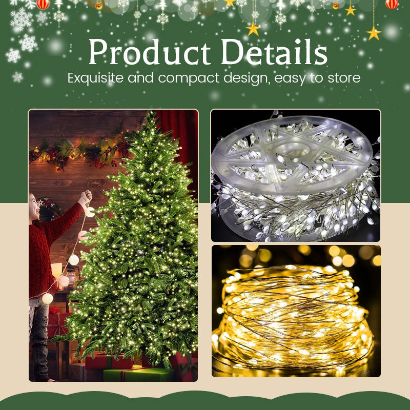 Christmas LED String Lights – Warm Holiday & Home Ambiance Decor
