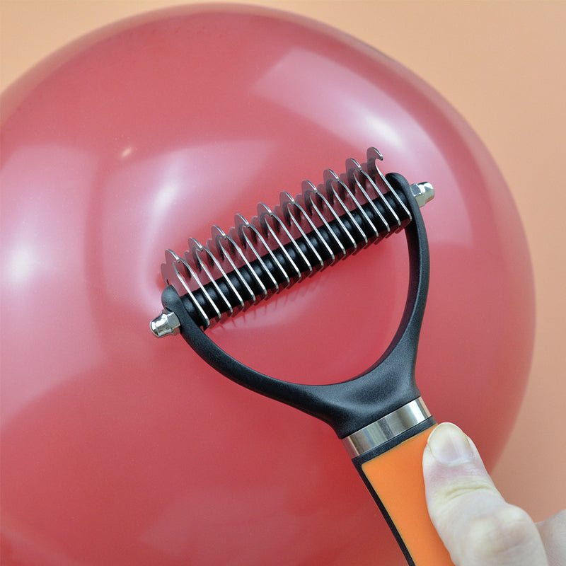🐾 FLASH SALE ✨ Double-Sided Deshedding Pet Brush – Dual-Sided, Ergonomic & Gentle for Dogs & Cats 🐶