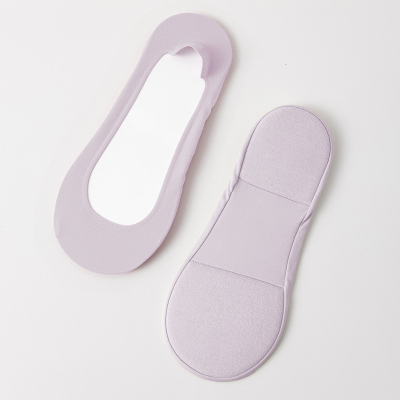 CushionCloud No-Show Socks – Soft Non-Slip Invisible Comfort Socks 👣✨