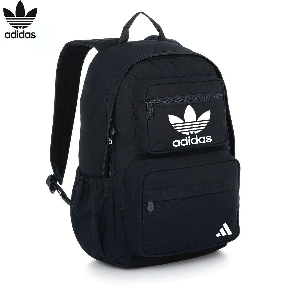 Klasszikus, nagy kapacitású Adidas hátizsák, uniszex utazó laptop hátizsák
