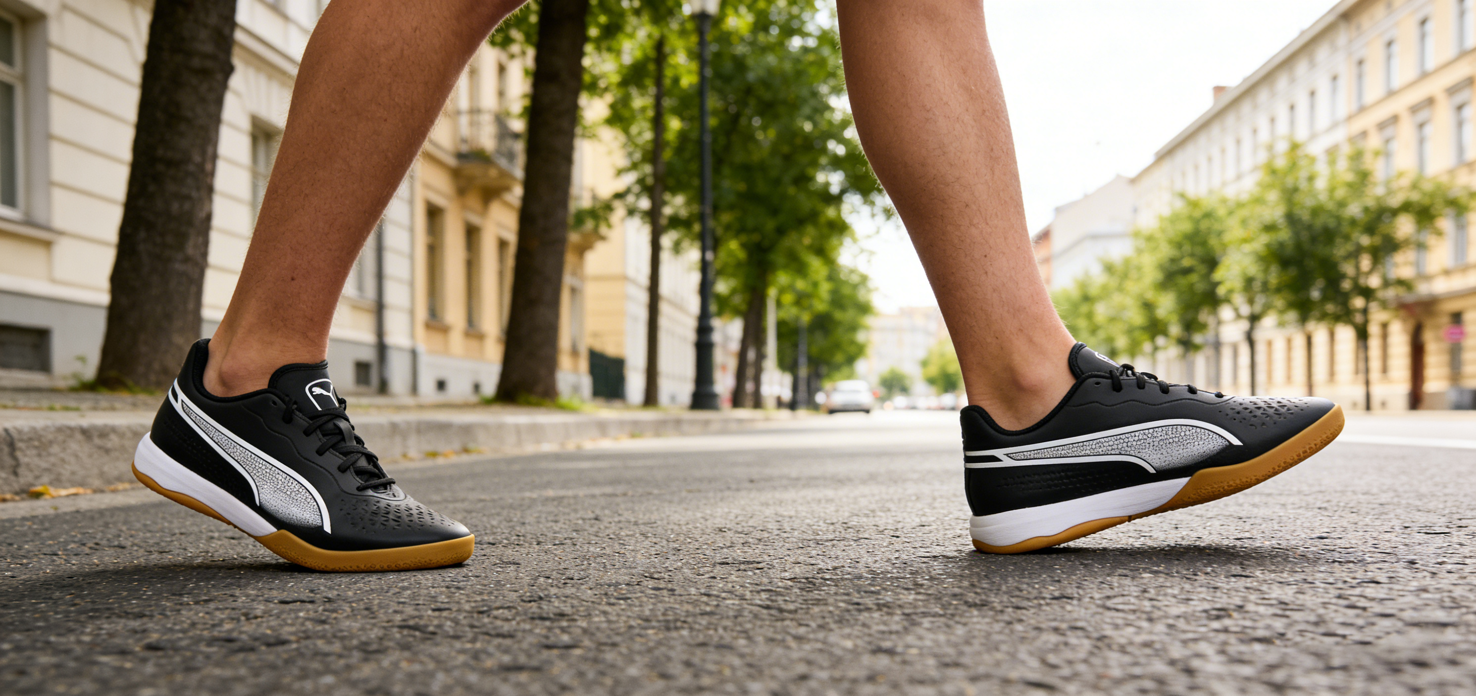 Puma - King Match It fekete férfi cipő