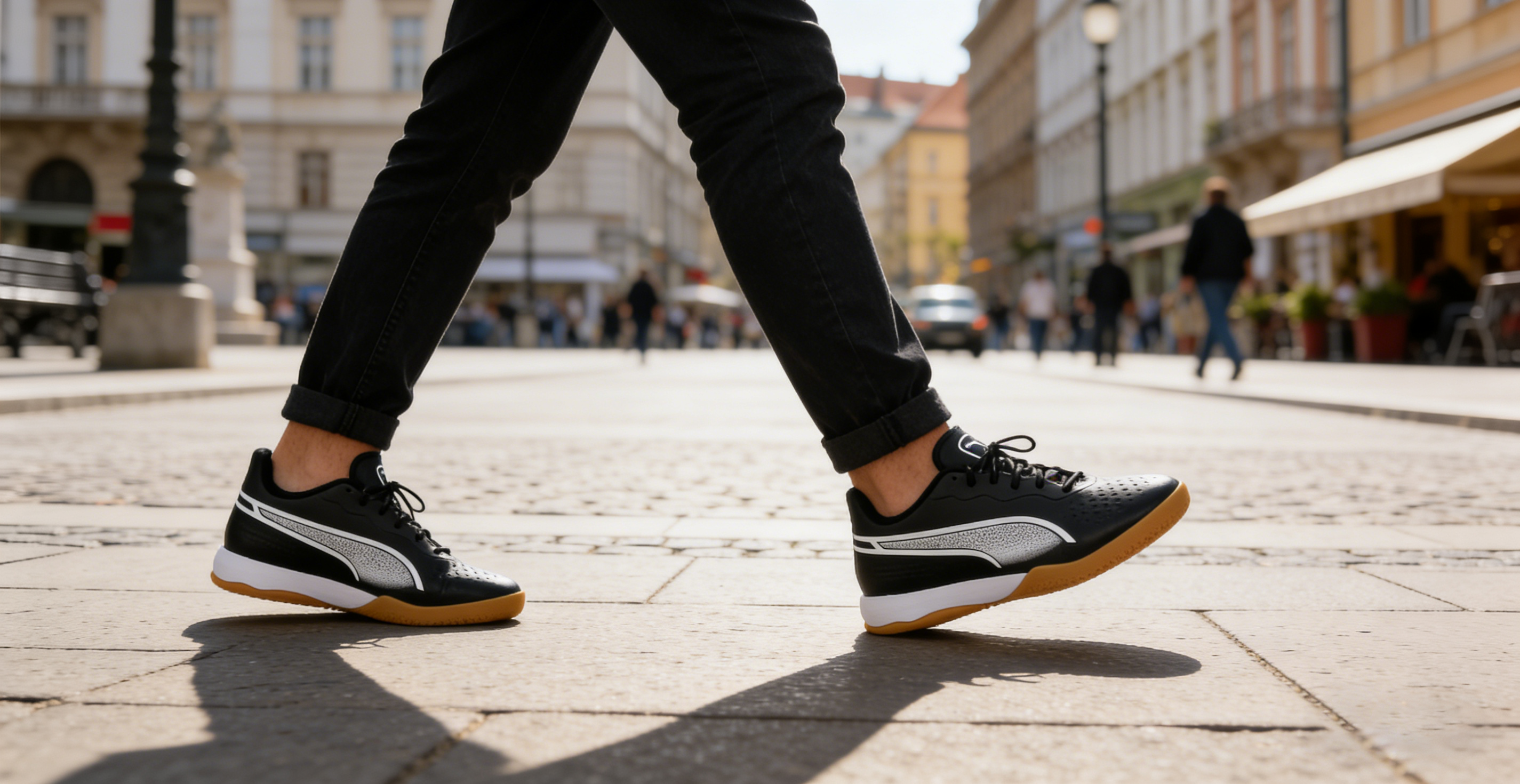 Puma - King Match It fekete férfi cipő
