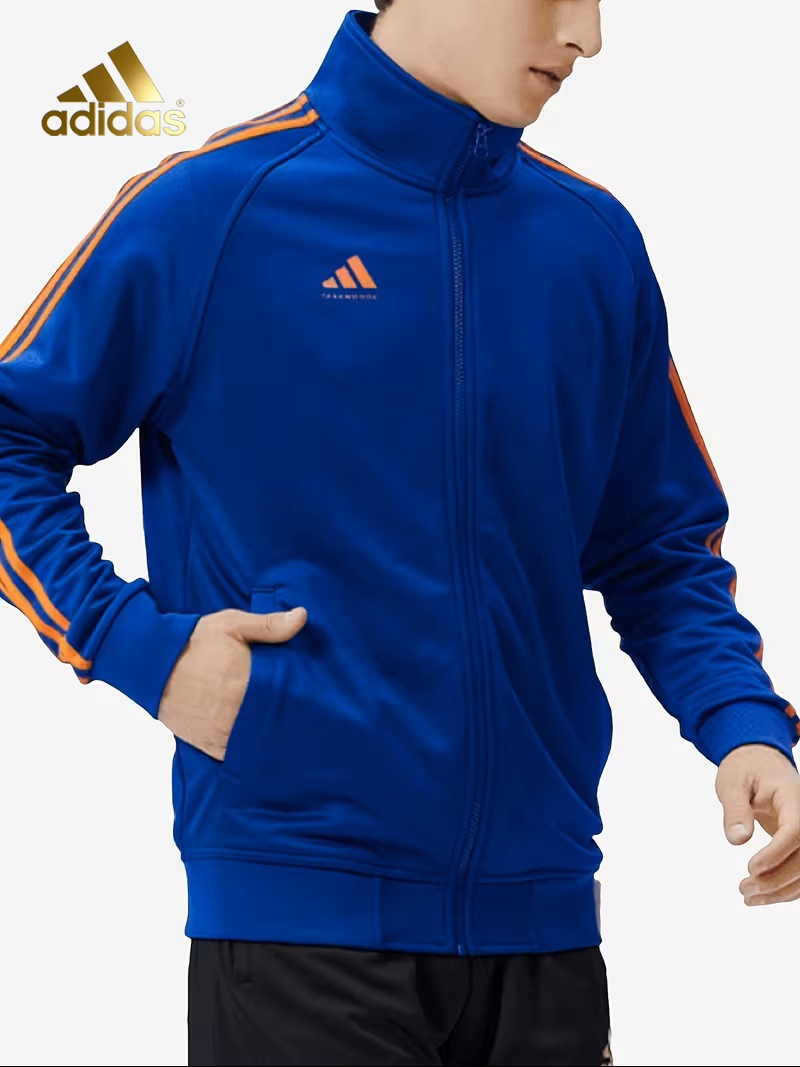 Adidas Wubo Férfi Klasszikus Retro Kabát Cipzárral és Álló Gallérral TR30JT-BG