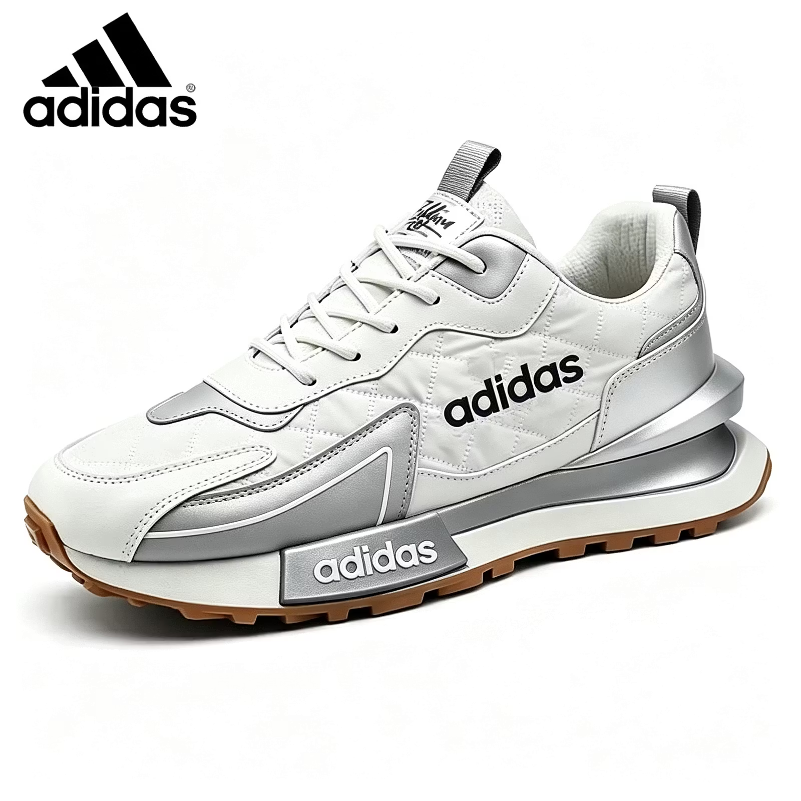 Retro, vaskos talpú Adidas sportcipő