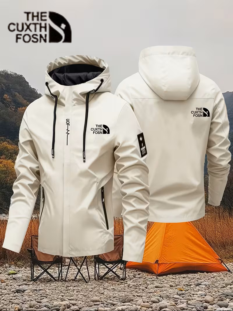 Férfi tavaszi/őszi szélálló kabát, hétköznapi és sokoldalú sportoláshoz, kempingezéshez és hegymászáshoz