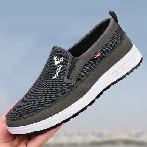 🔥 Férfi Csúszásmentes Vászon Loafer Cipők 👞✨
