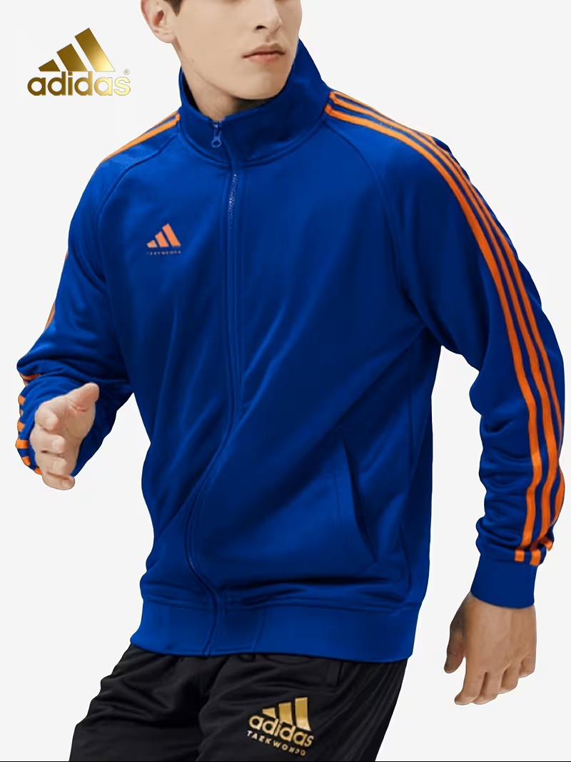 Adidas Wubo Férfi Klasszikus Retro Kabát Cipzárral és Álló Gallérral TR30JT-BG