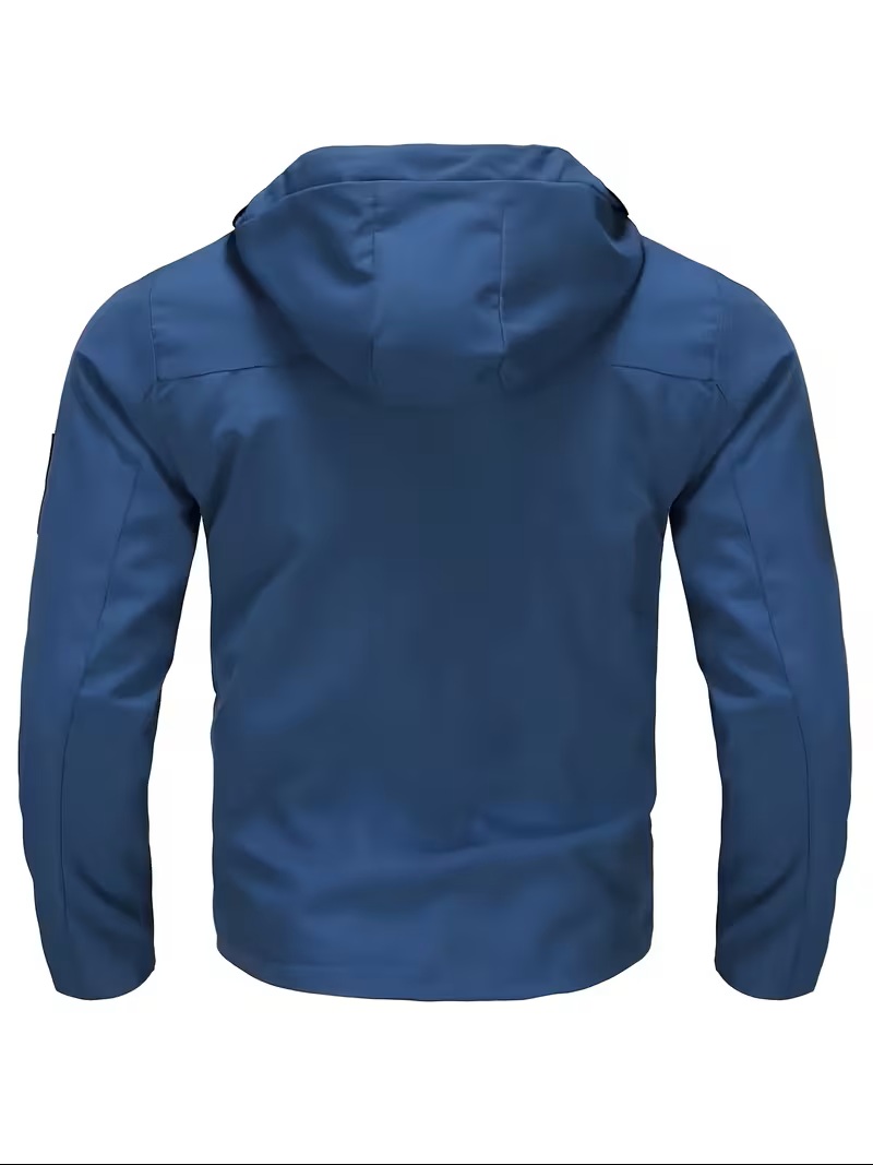Férfi tavaszi/őszi szélálló kabát, hétköznapi és sokoldalú sportoláshoz, kempingezéshez és hegymászáshoz