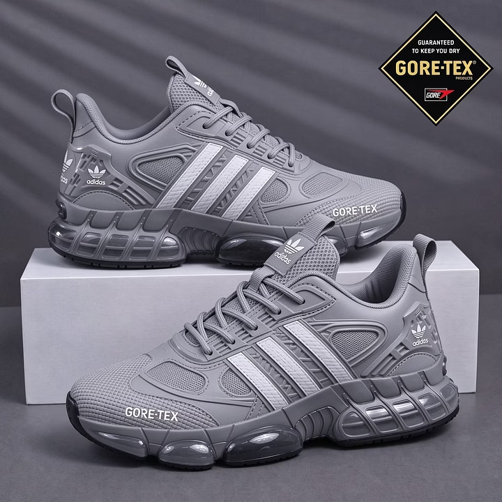 adidas GORE-TEX hálós sportcipő párnázott talppal – vízálló, hétköznapi sportcipő – 2026