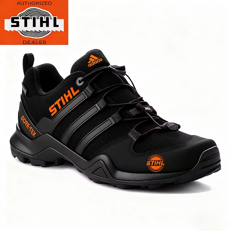 Az adidas® és STIHL férfi vízálló és lélegző munkacipői és túrabakancsai ideálisak munkára és szabadtéri tevékenységekre.