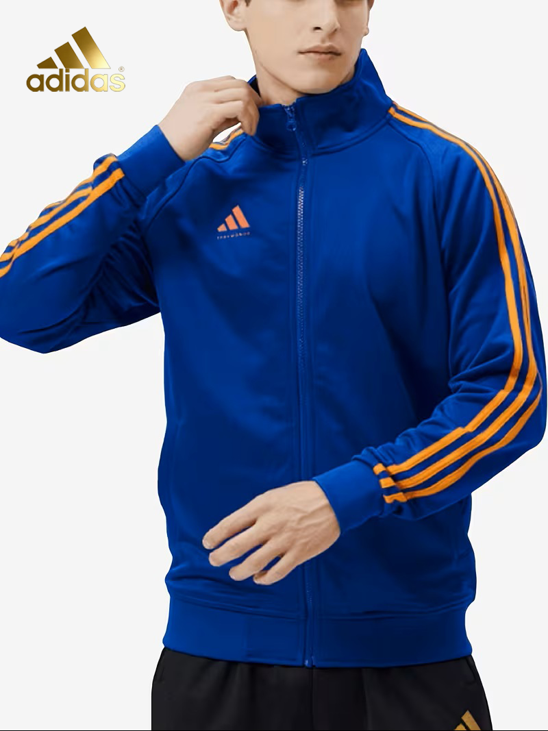 Adidas Wubo Férfi Klasszikus Retro Kabát Cipzárral és Álló Gallérral TR30JT-BG