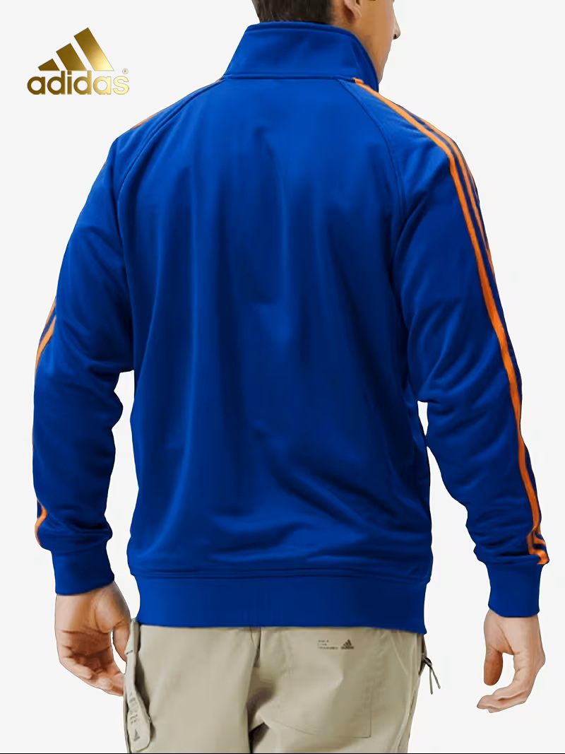 Adidas Wubo Férfi Klasszikus Retro Kabát Cipzárral és Álló Gallérral TR30JT-BG