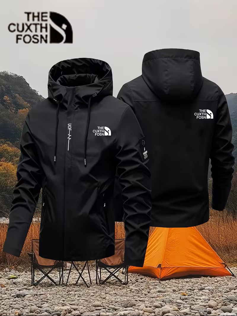 Férfi tavaszi/őszi szélálló kabát, hétköznapi és sokoldalú sportoláshoz, kempingezéshez és hegymászáshoz