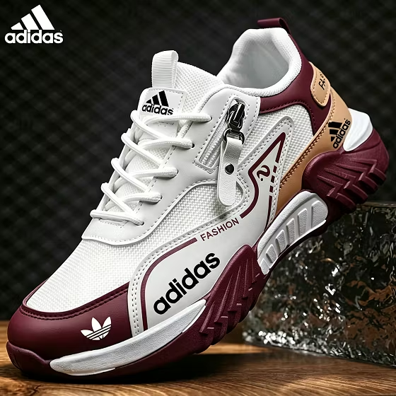 Modne męskie buty Adidas z siateczką, antypoślizgowe