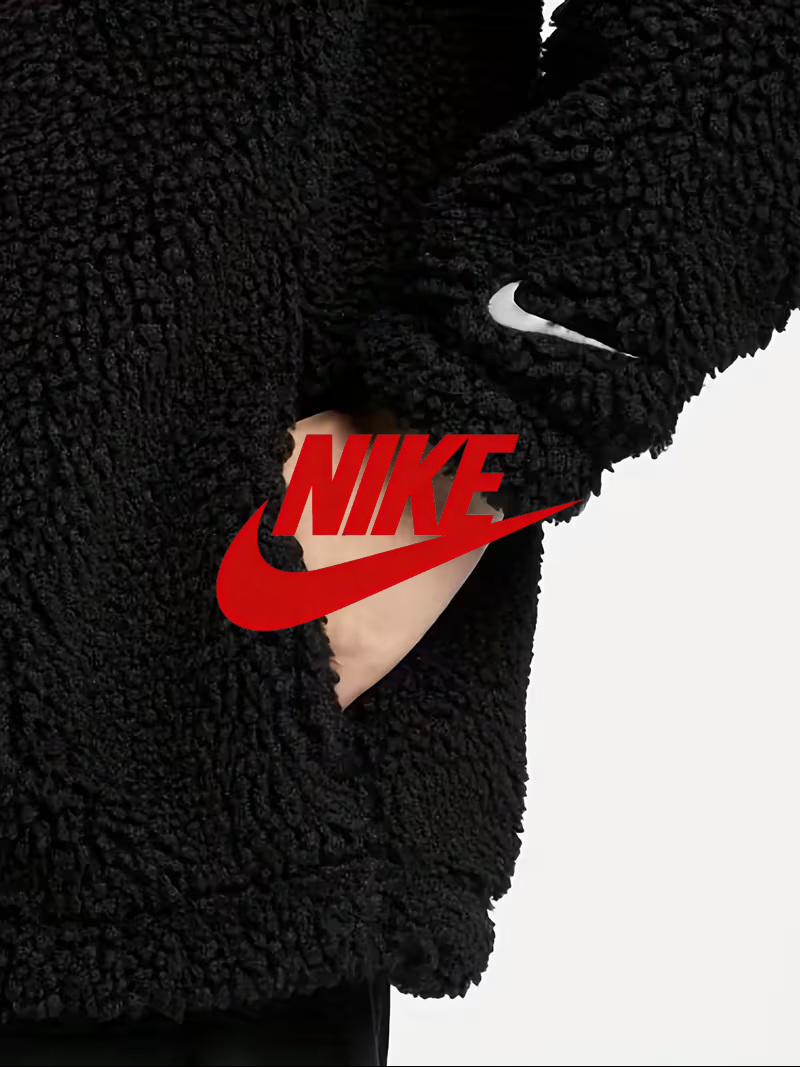 Nike női cipzáras, hétköznapi fleece kabát FB8696-010