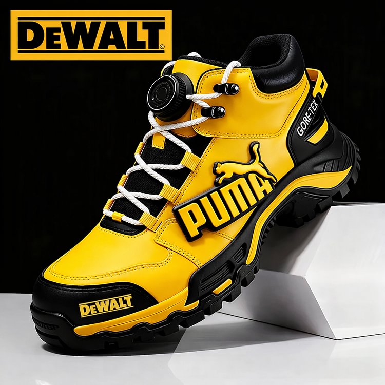 A PUMA® és DEWALT vízálló és lélegző férfi munka- és túracipői ideálisak munkára és szabadtéri tevékenységekre.
