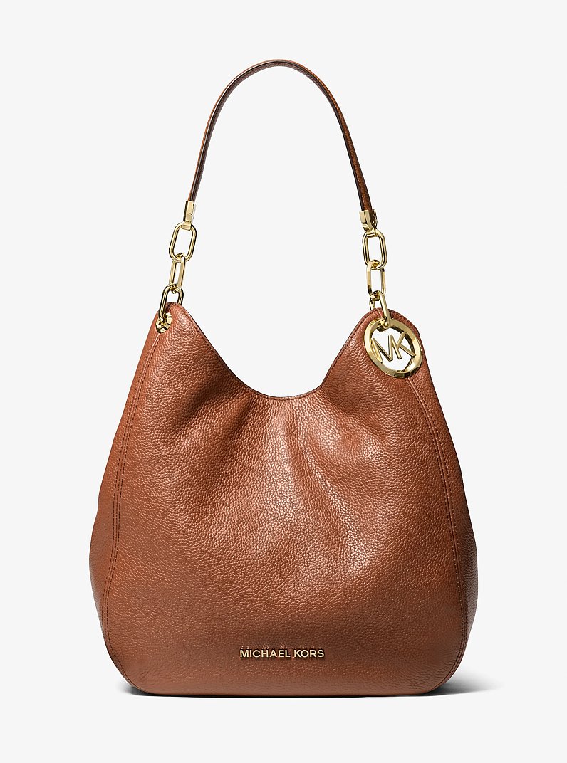 迈克尔&middot;科尔斯 (Michael Kors) Lillie 大号荷叶边皮革单肩包（行李箱系列）