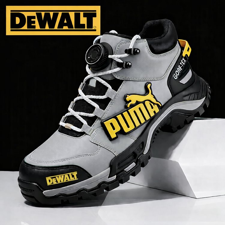 A PUMA® és DEWALT vízálló és lélegző férfi munka- és túracipői ideálisak munkára és szabadtéri tevékenységekre.