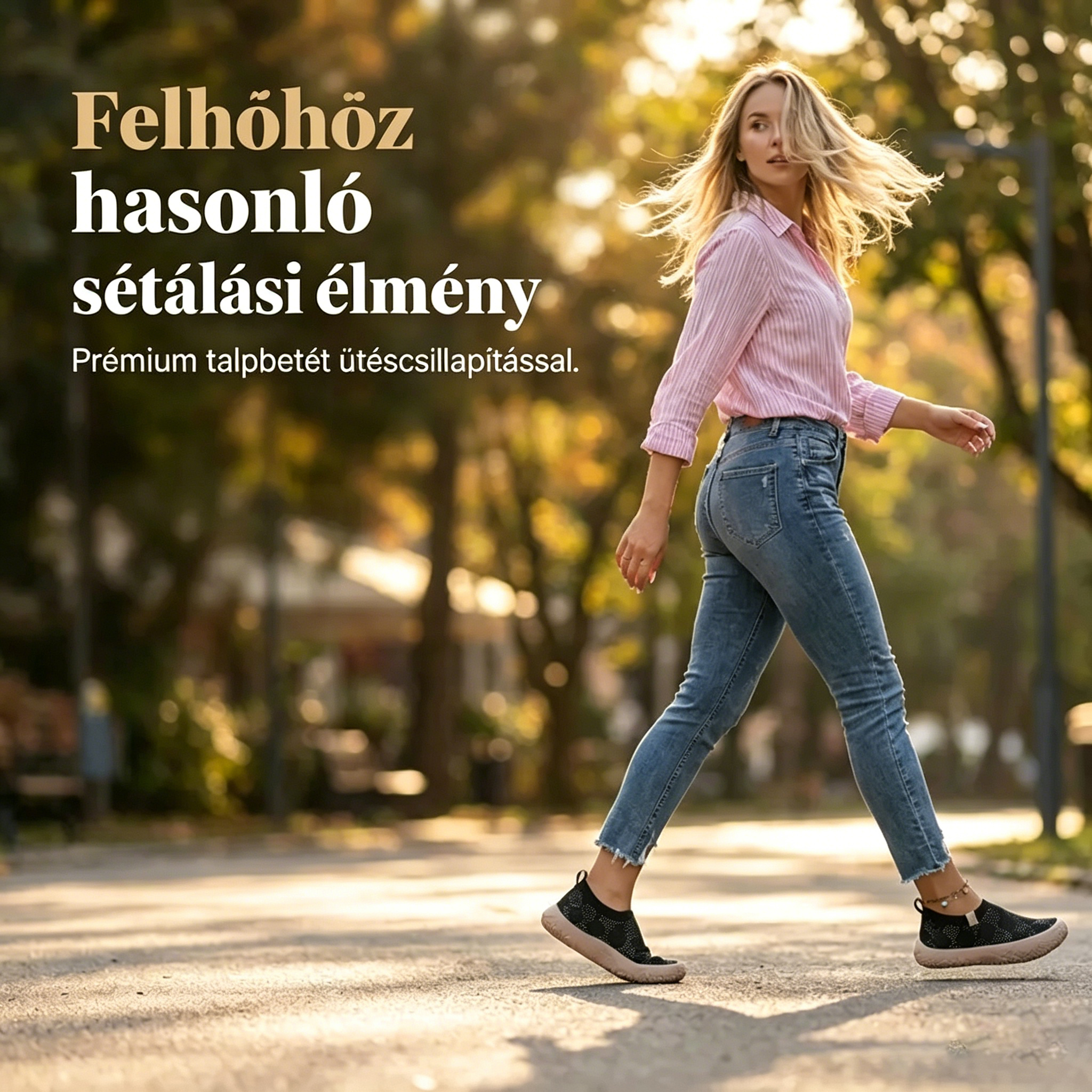 👟 Kényelmes, rejtett sarokkal ellátott platform cipő