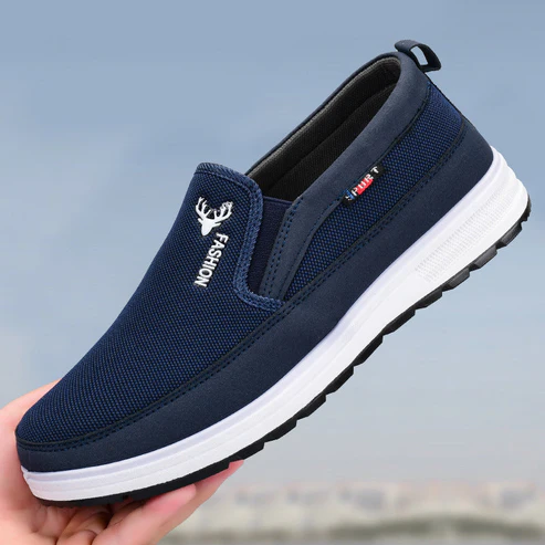🔥 Férfi Csúszásmentes Vászon Loafer Cipők 👞✨