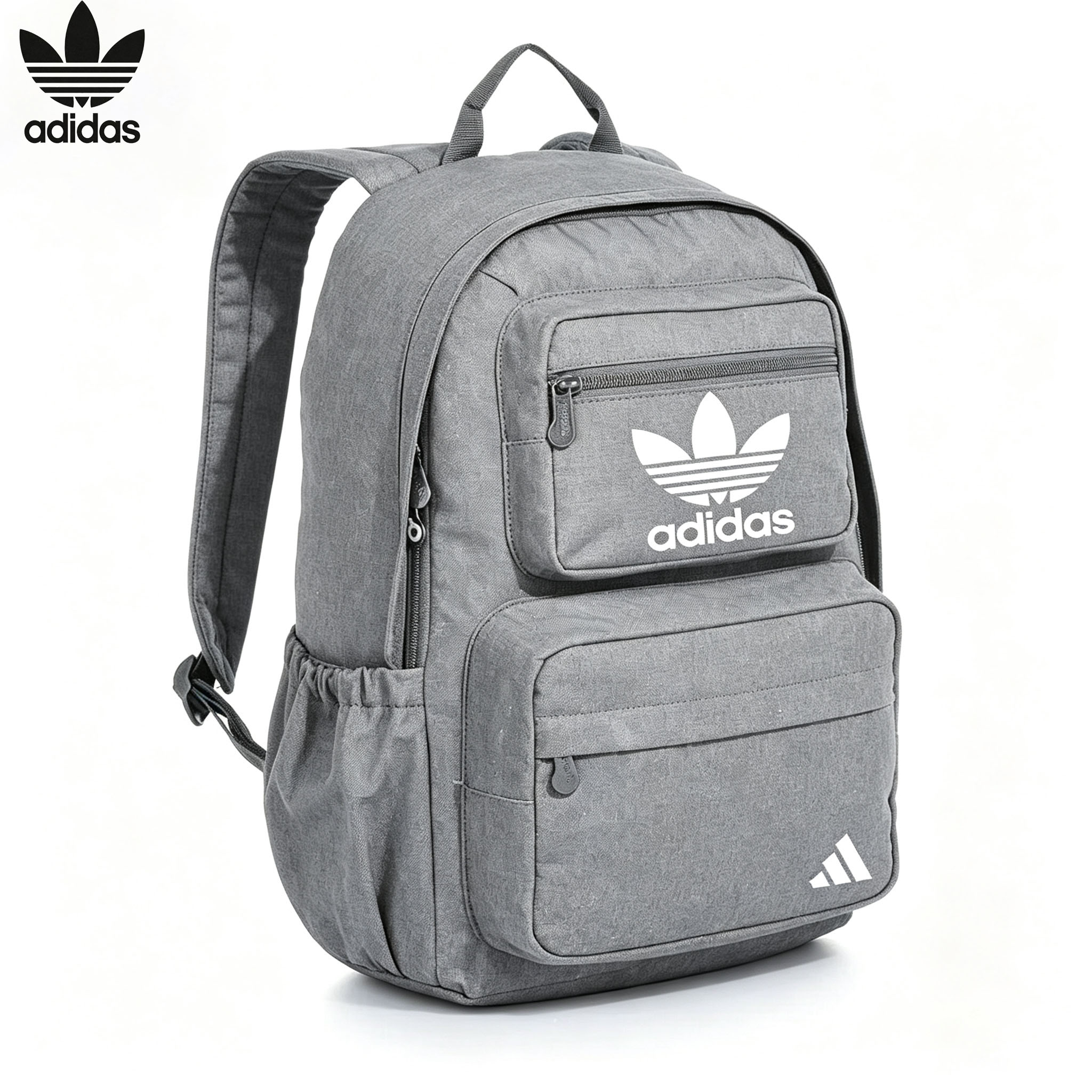Klasszikus, nagy kapacitású Adidas hátizsák, uniszex utazó laptop hátizsák