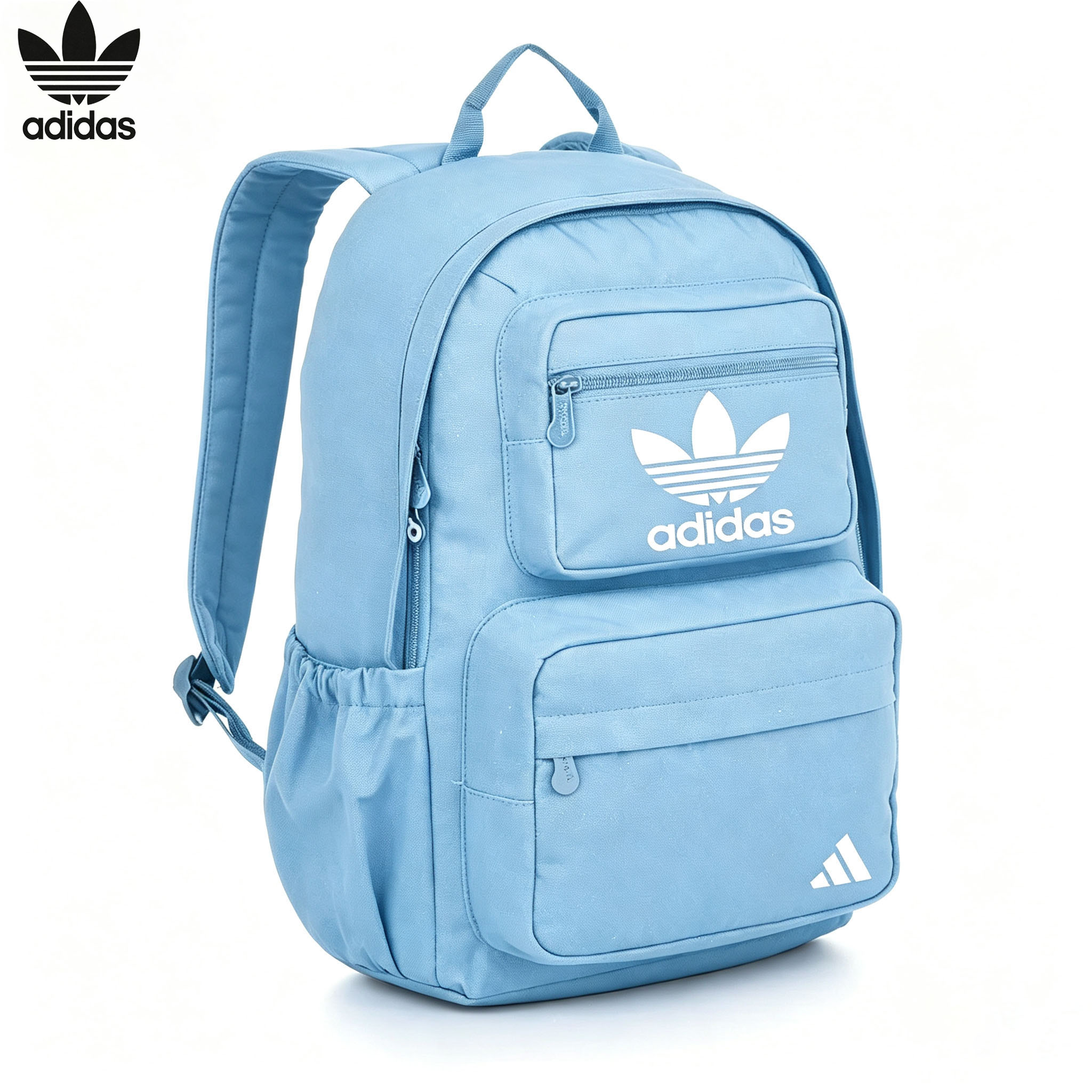 Klasszikus, nagy kapacitású Adidas hátizsák, uniszex utazó laptop hátizsák
