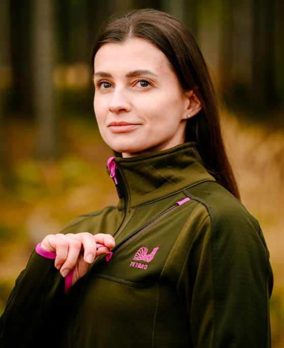 Női vadászkabát TETRAO Urtica Lady membránnal és kapucnival