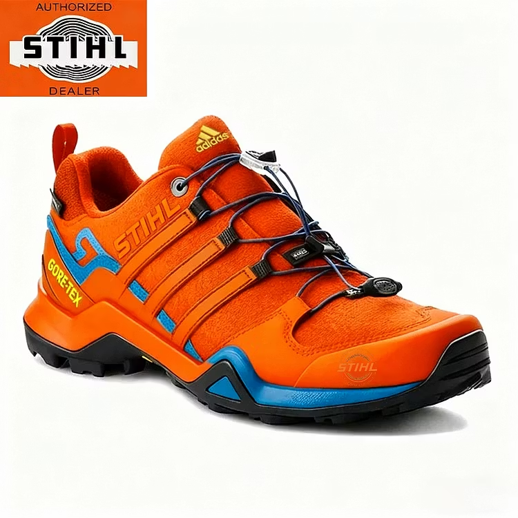 Az adidas® és STIHL férfi vízálló és lélegző munkacipői és túrabakancsai ideálisak munkára és szabadtéri tevékenységekre.
