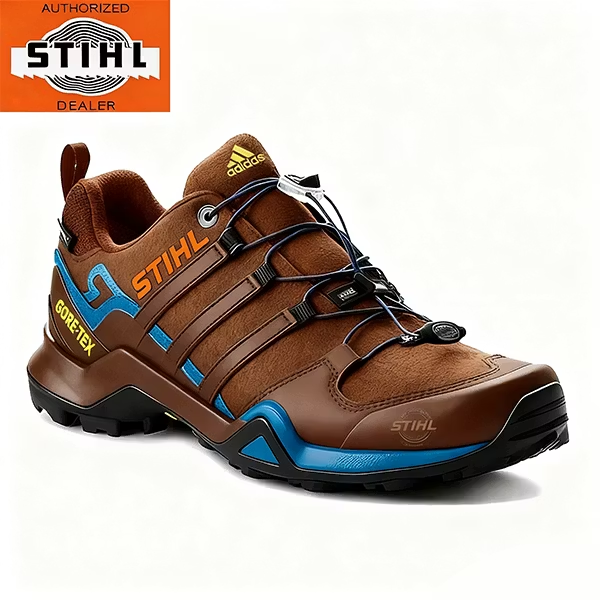 Az adidas® és STIHL férfi vízálló és lélegző munkacipői és túrabakancsai ideálisak munkára és szabadtéri tevékenységekre.