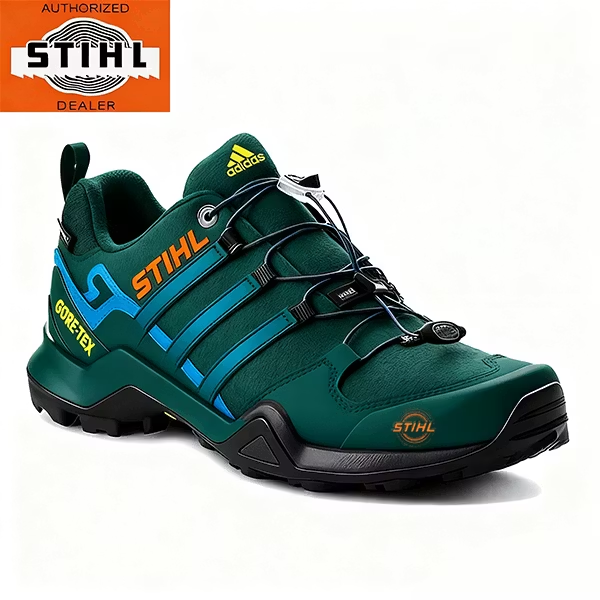 Az adidas® és STIHL férfi vízálló és lélegző munkacipői és túrabakancsai ideálisak munkára és szabadtéri tevékenységekre.