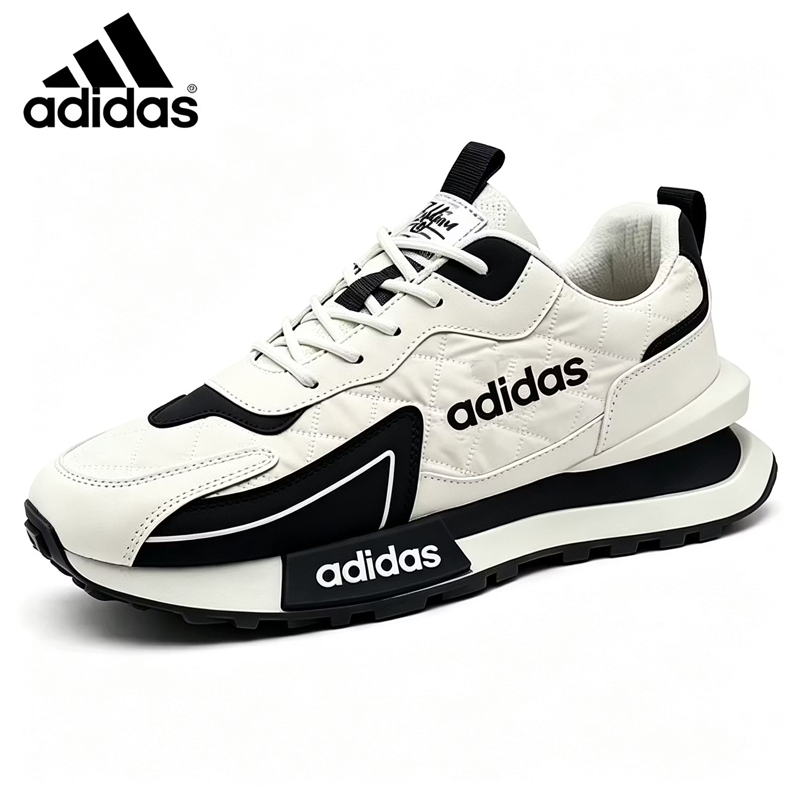 Retro, vaskos talpú Adidas sportcipő