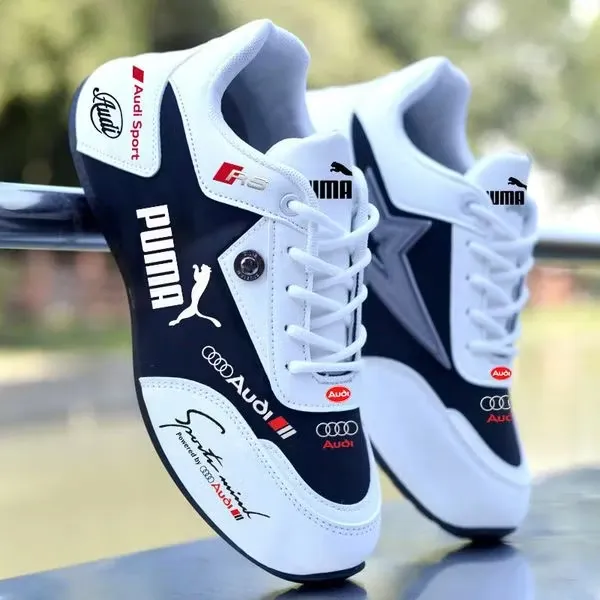 PUMA és Audi 2026-os új kültéri sportcipő, amely mindennapi viseletre is alkalmas.