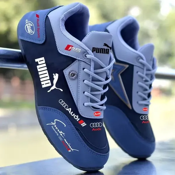 PUMA és Audi 2026-os új kültéri sportcipő, amely mindennapi viseletre is alkalmas.