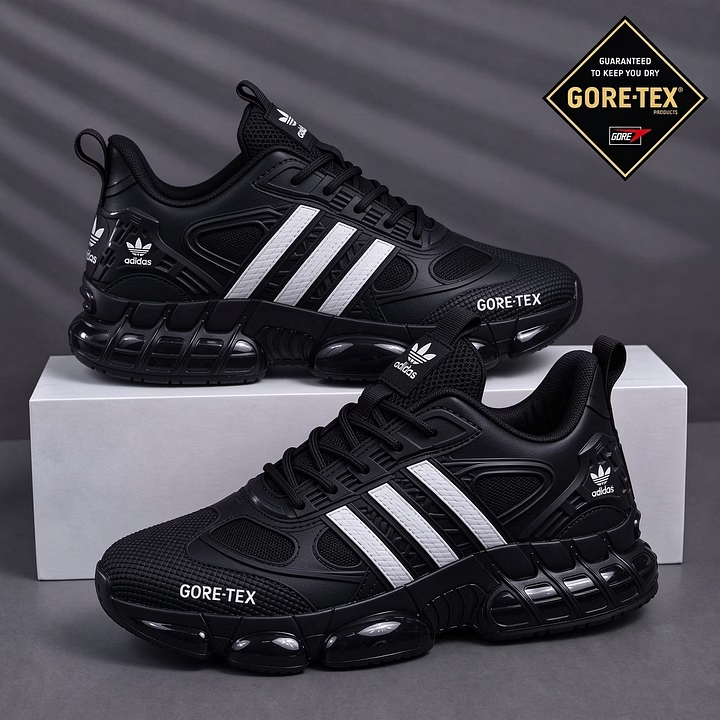 adidas GORE-TEX hálós sportcipő párnázott talppal – vízálló, hétköznapi sportcipő – 2026
