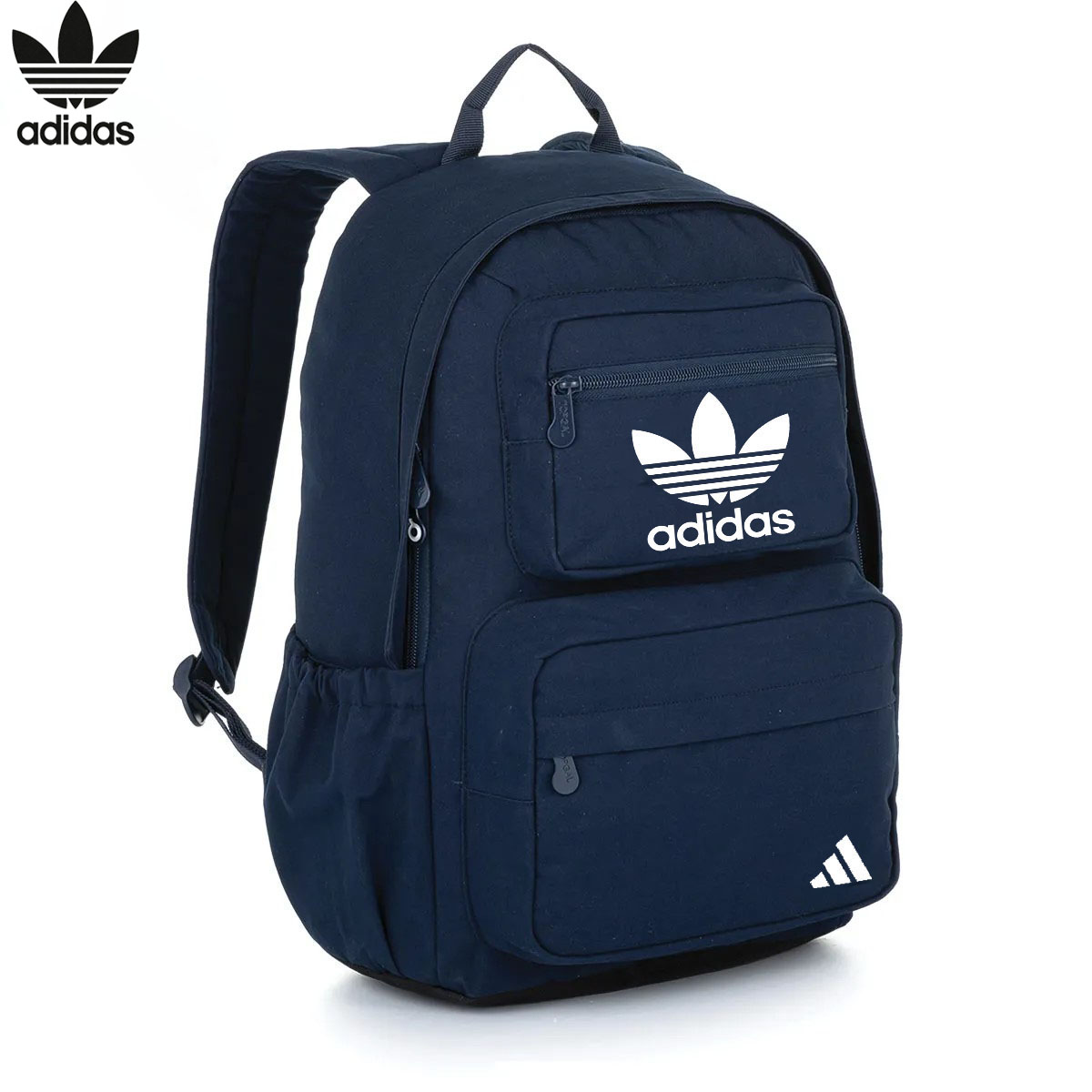 Klasszikus, nagy kapacitású Adidas hátizsák, uniszex utazó laptop hátizsák
