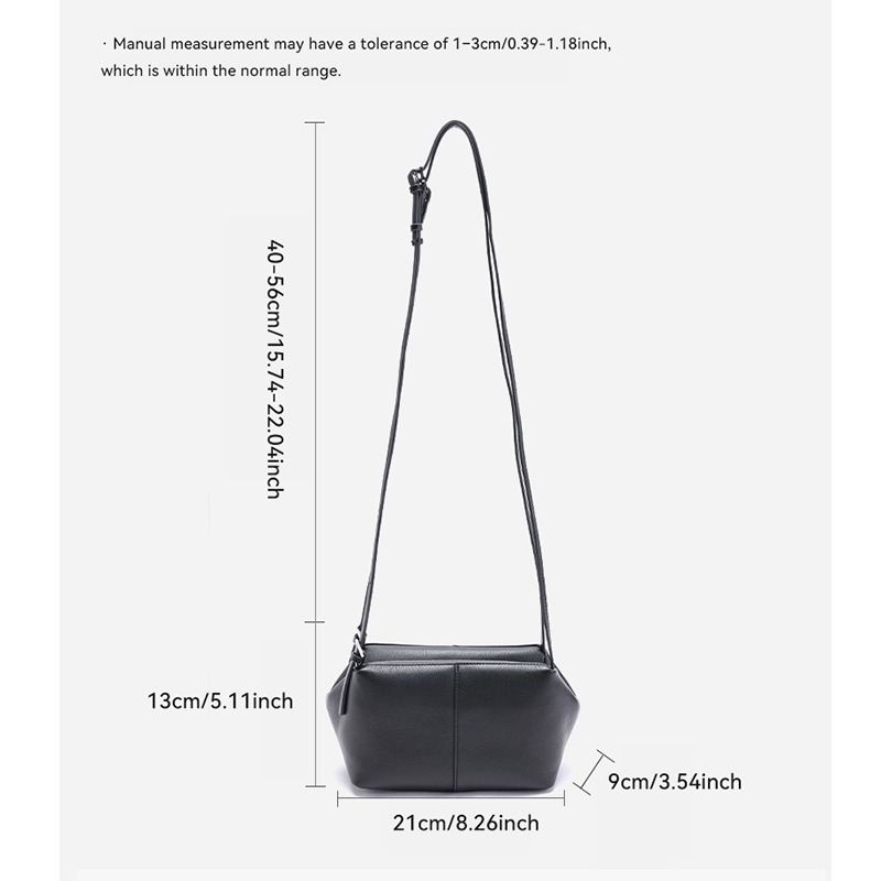 Genuine Leather Women’s Shoulder Bag | Elegant Minimalist Crossbody Tote Purse for Work, Travel & Daily Use