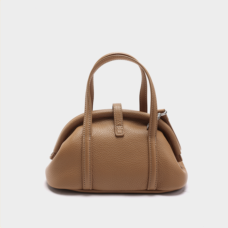Dumpling Bag for Women – Premium Leather Handle & Crossbody Bag for Work & Everyday Use – Elegant & Versatile 24cm