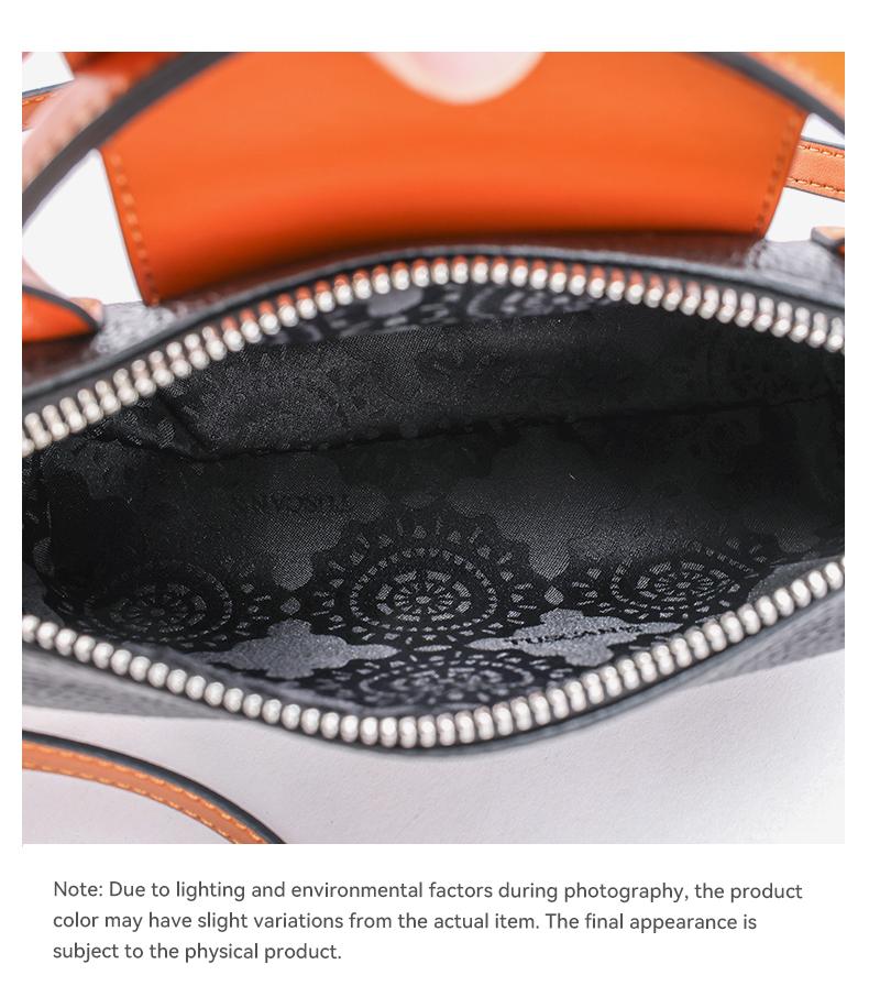 【Phone Bag】 mini color dumpling leather bag