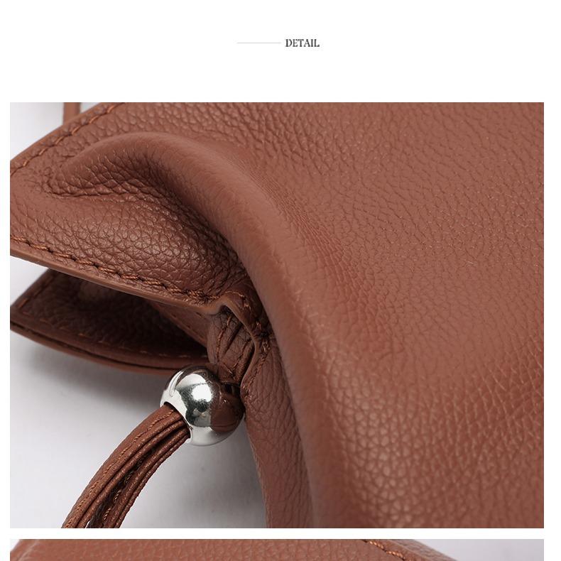 Minimalist Fashion Adjustable Genuine Leather Shoulder/Crossbody Bag