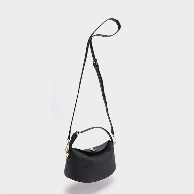 Genuine Leather Shoulder Bag for Women – Lightweight Crossbody & Top Handle Handbag for Daily Commute & Everyday Use – Elegant Design | 23cm