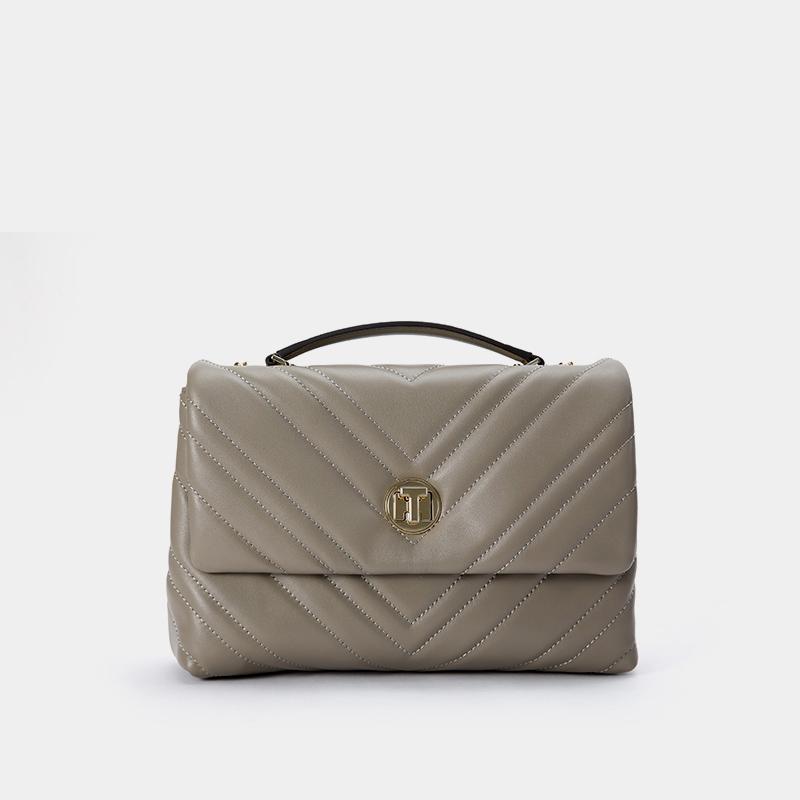 Sheepskin in&out original design chain women's underarm bag