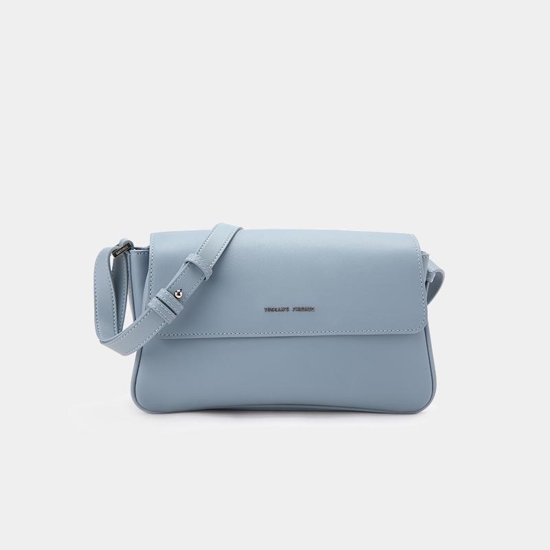 Calfskin Flip-top Adjustable Pillow fashion Women Bag