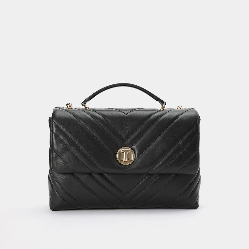 Sheepskin in&out original design chain women's underarm bag