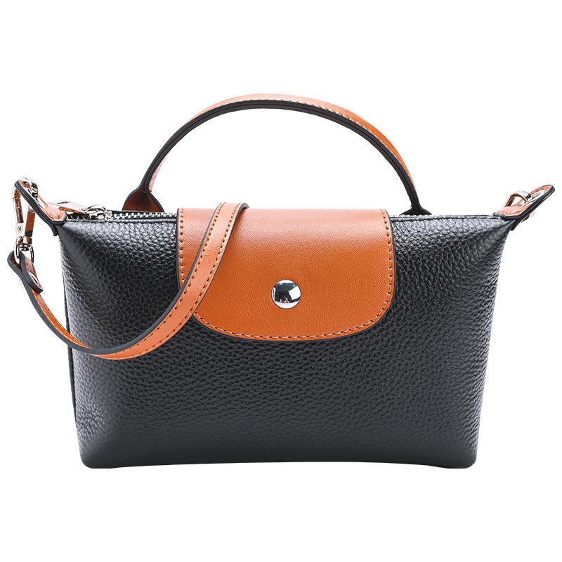 【Phone Bag】 mini color dumpling leather bag