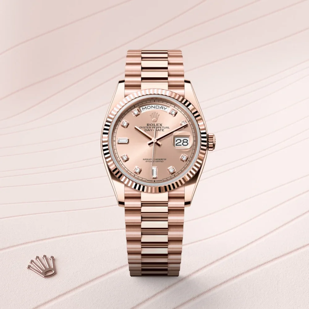 Rolex Day-Date 36 Oyster, 36 mm, Everose gold M128235-0009