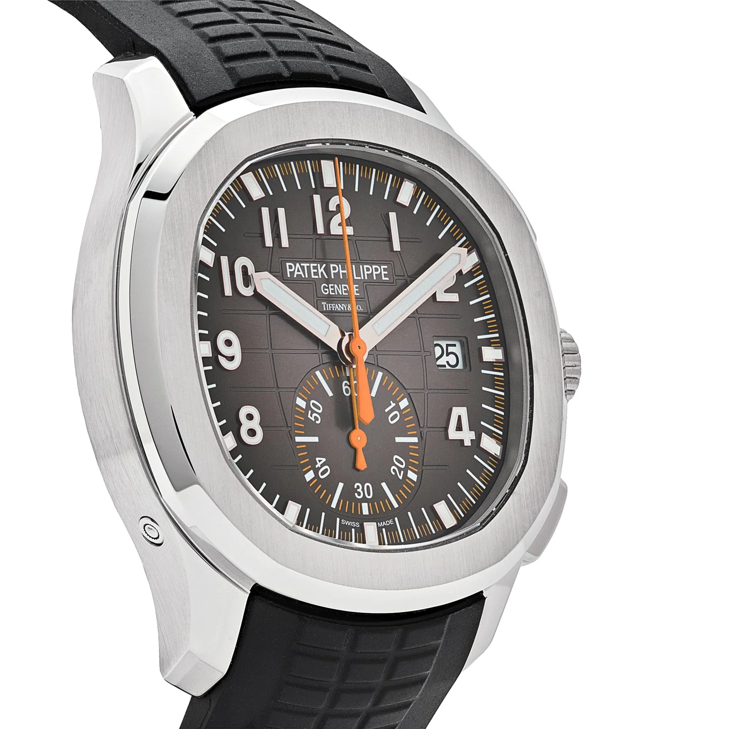 Patek Philippe Aquanaut Chronograph 5968A-001 'Tiffany & Co.' nerezová oceľ čierny ciferník