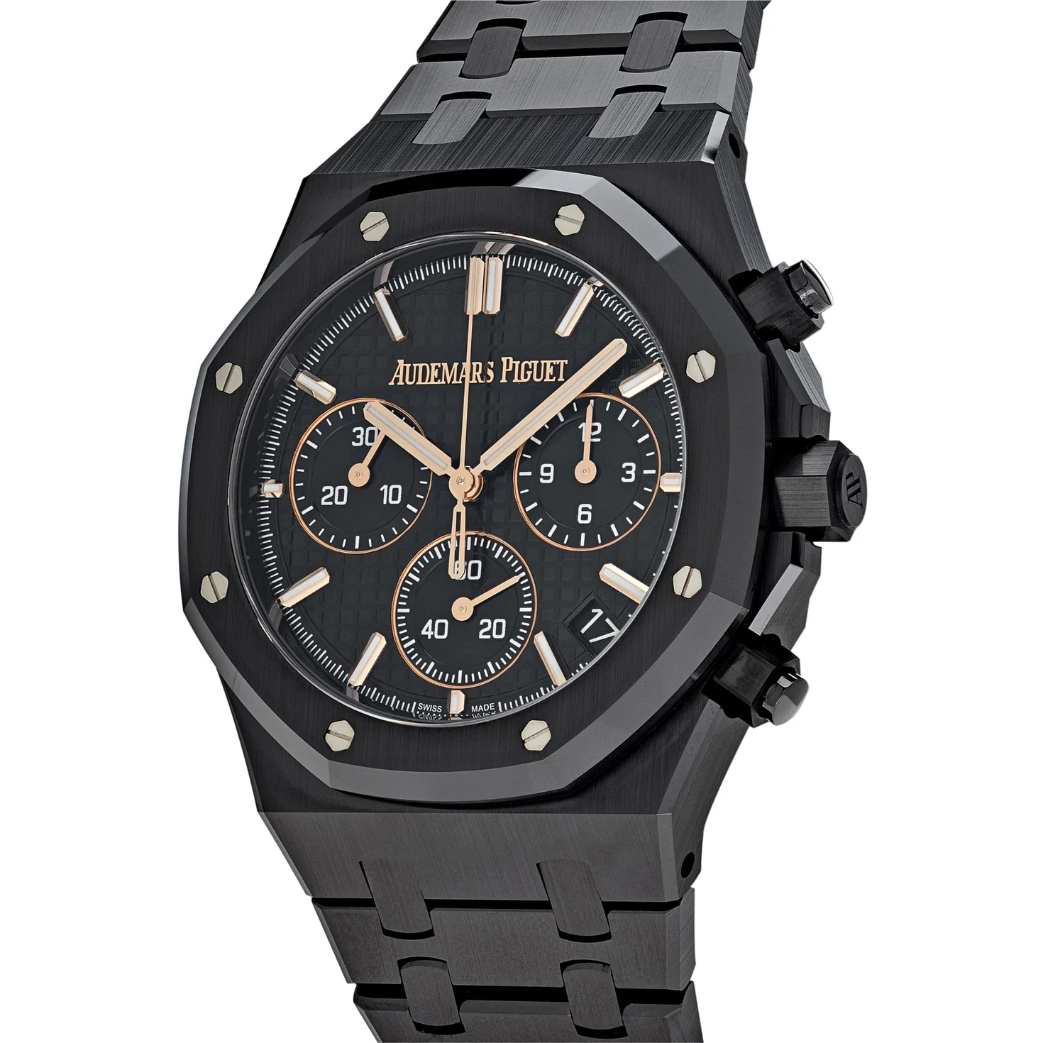 Audemars Piguet Royal Oak 26240CE.OO.1225CE.02 Chronograf Černá keramika Černý ciferník